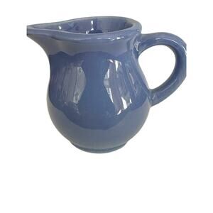 Vtg Homer Laughlin Harlequin Fiesta Individual Toy Creamer Mauve Blue HTF